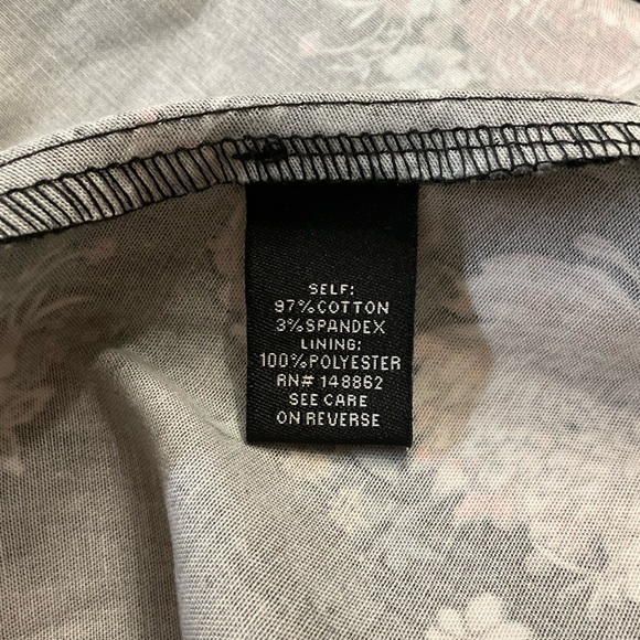 NWT Torrid Black & Pink Floral Fit & Flare Dress Women’s Sz 18 - Picture 9 of 9